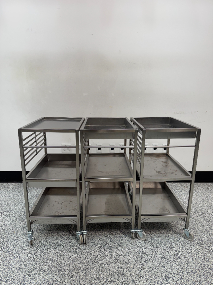 Image of Laboratory Metal Carts; Quantity: 3